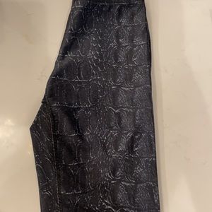 Zara Tarez crocodile liquid leggings
